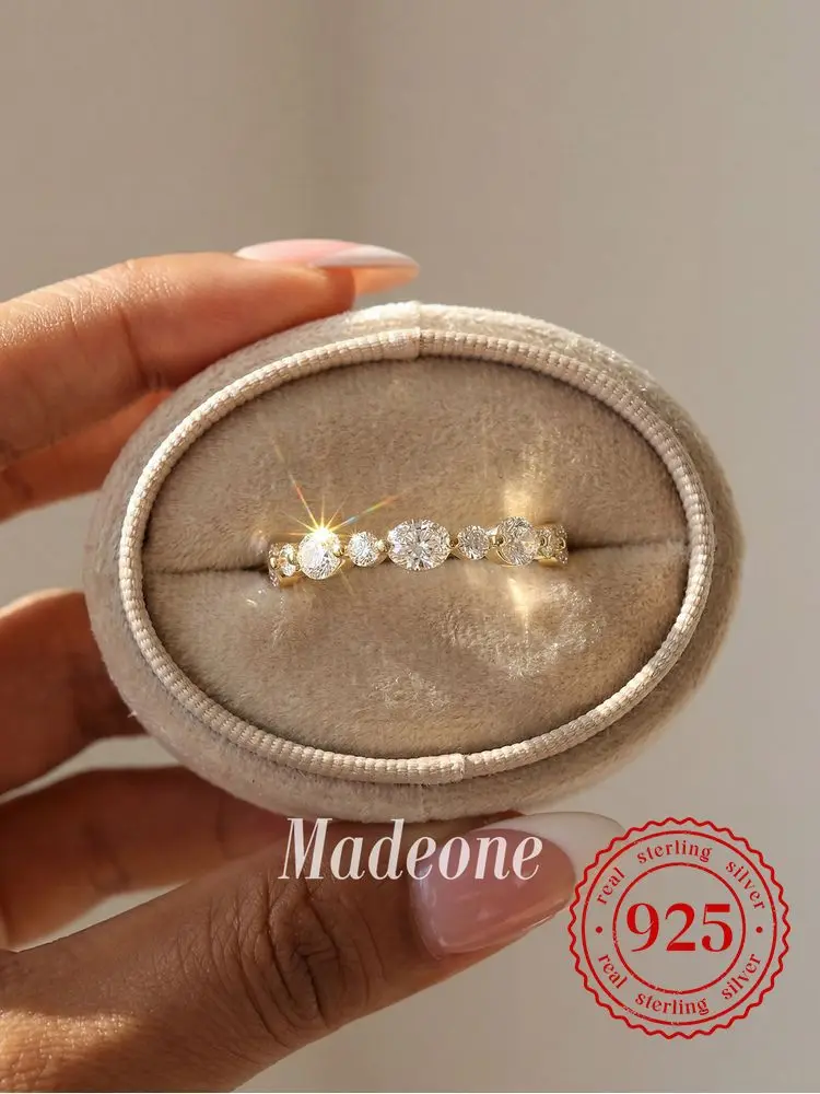 Овальное кольцо из стерлингового серебра 925 пробы с цирконием для женщин, на годовщину, помолвку, свадьбу, для повседневного образа, модные ювелирные изделия
Овальное кольцо из стерлингового серебра 925 пробы с цирконием для женщин, на годовщину, помолвку, свадьбу, для повседневного образа, модные ювелирные изделия