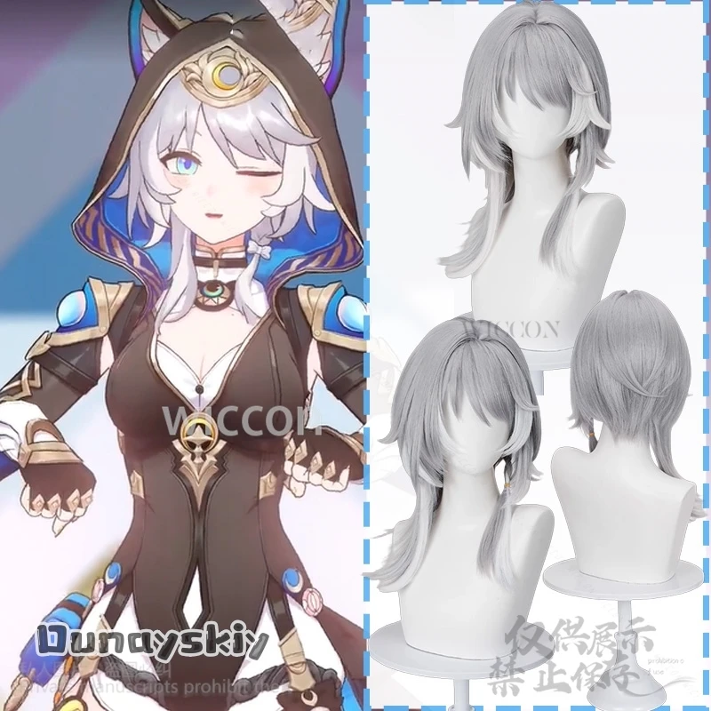 Аниме-игра Honkai Star Rail, косплей, Cipher, модный серо-белый синтетический парик, мелирование Jirai Kei, парики для девочек, потому что по индивидуальному заказу
Аниме-игра Honkai Star Rail, косплей, Cipher, модный серо-белый синтетический парик, мелирование Jirai Kei, парики для девочек, потому что по индивидуальному заказу