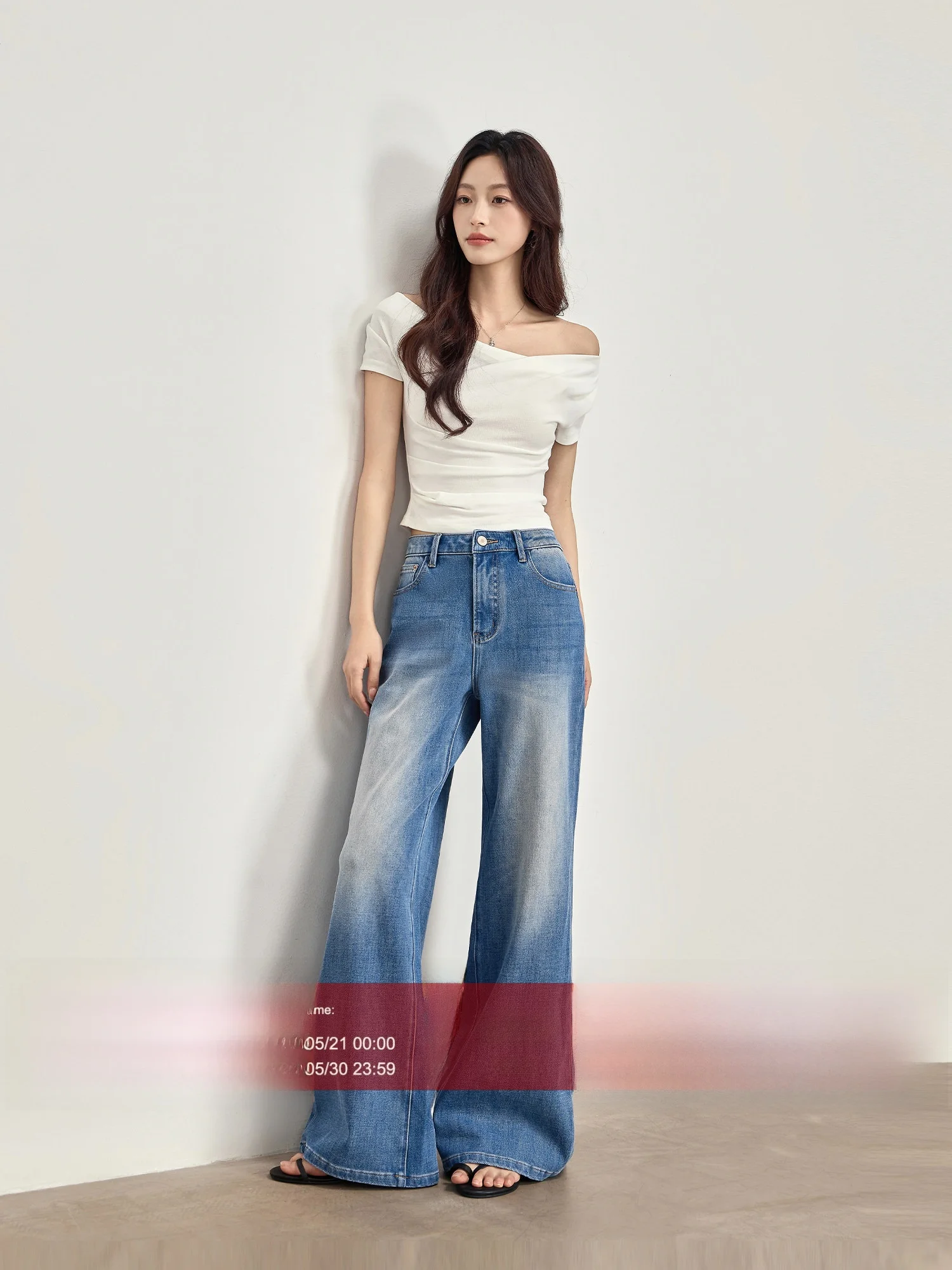 Waed Blue Jeans High Waist Wide Leg Pants Loose Straight Cut Summer Slimming Trousers for Women Simple Sle l Waist
Waed Blue Jeans High Waist Wide Leg Pants Loose Straight Cut Summer Slimming Trousers for Women Simple Sle l Waist