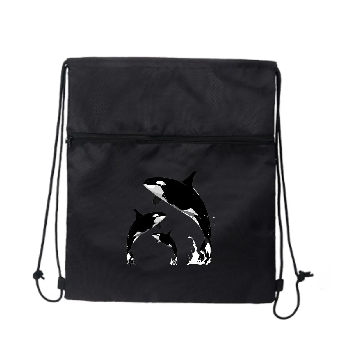 Семейная сцена Orca Whales, морская жизнь - вдохновленная художественной сумкой на шнурке, рюкзак большой вместимости, женская и мужская одежда
Семейная сцена Orca Whales, морская жизнь - вдохновленная художественной сумкой на шнурке, рюкзак большой вместимости, женская и мужская одежда