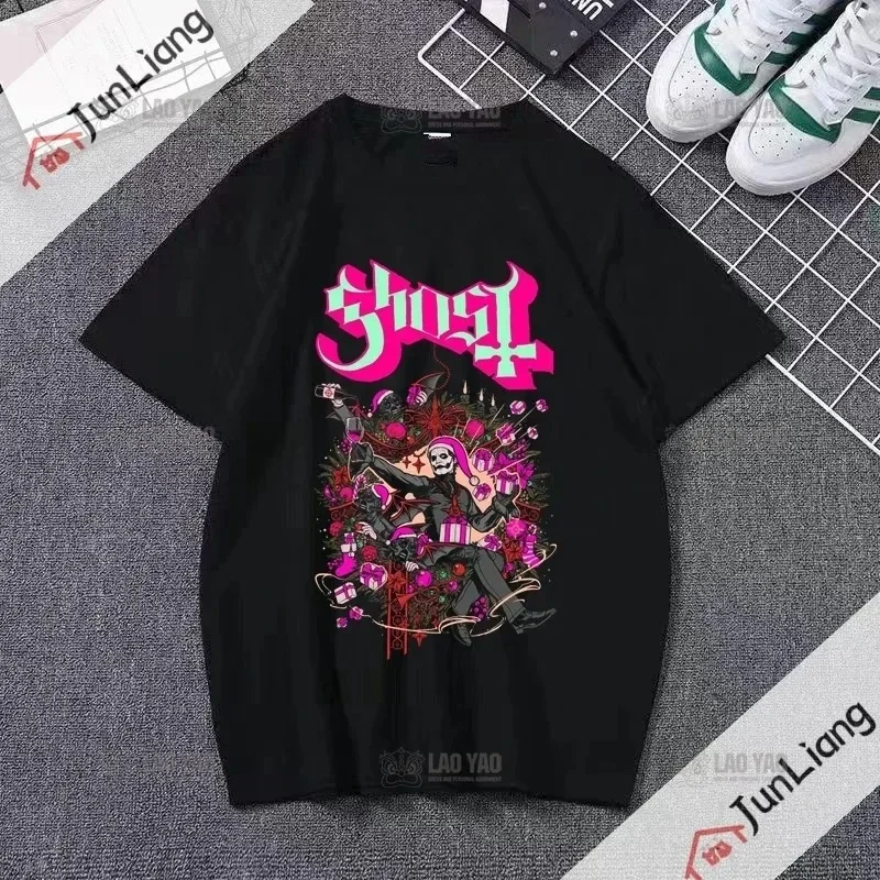 2025 Ghost Band animation pattern print series summer T-shirt heavy shoulder casual 100% cotton round neck short-sleeved T-shirt
2025 Ghost Band animation pattern print series summer T-shirt heavy shoulder casual 100% cotton round neck short-sleeved T-shirt