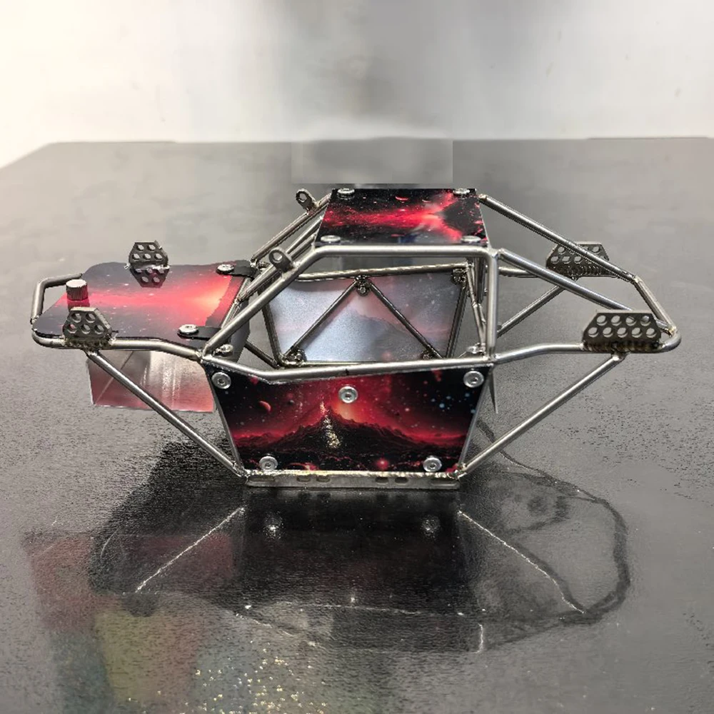 Titanium Alloy Tube Frame with Body Shell for 1/10 RC Crawler Car AXIAL SCX10 I II 90046 Capra Upgrade Parts
Titanium Alloy Tube Frame with Body Shell for 1/10 RC Crawler Car AXIAL SCX10 I II 90046 Capra Upgrade Parts