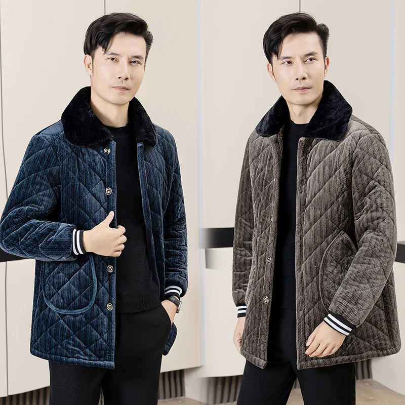 Мужская зимняя теплая хлопковая куртка из тюэта, модная домашняя одежда, пальто, рабочая одежда, повседневная двойная подкладка на подкладке
Мужская зимняя теплая хлопковая куртка из тюэта, модная домашняя одежда, пальто, рабочая одежда, повседневная двойная подкладка на подкладке