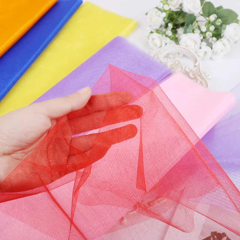 72cm*10m Organza Tulle Fabric Roll Gauze Cloth Wedding Birthday Party Background Decor Gift Packaging Handmade DIY Supplies
72cm*10m Organza Tulle Fabric Roll Gauze Cloth Wedding Birthday Party Background Decor Gift Packaging Handmade DIY Supplies
