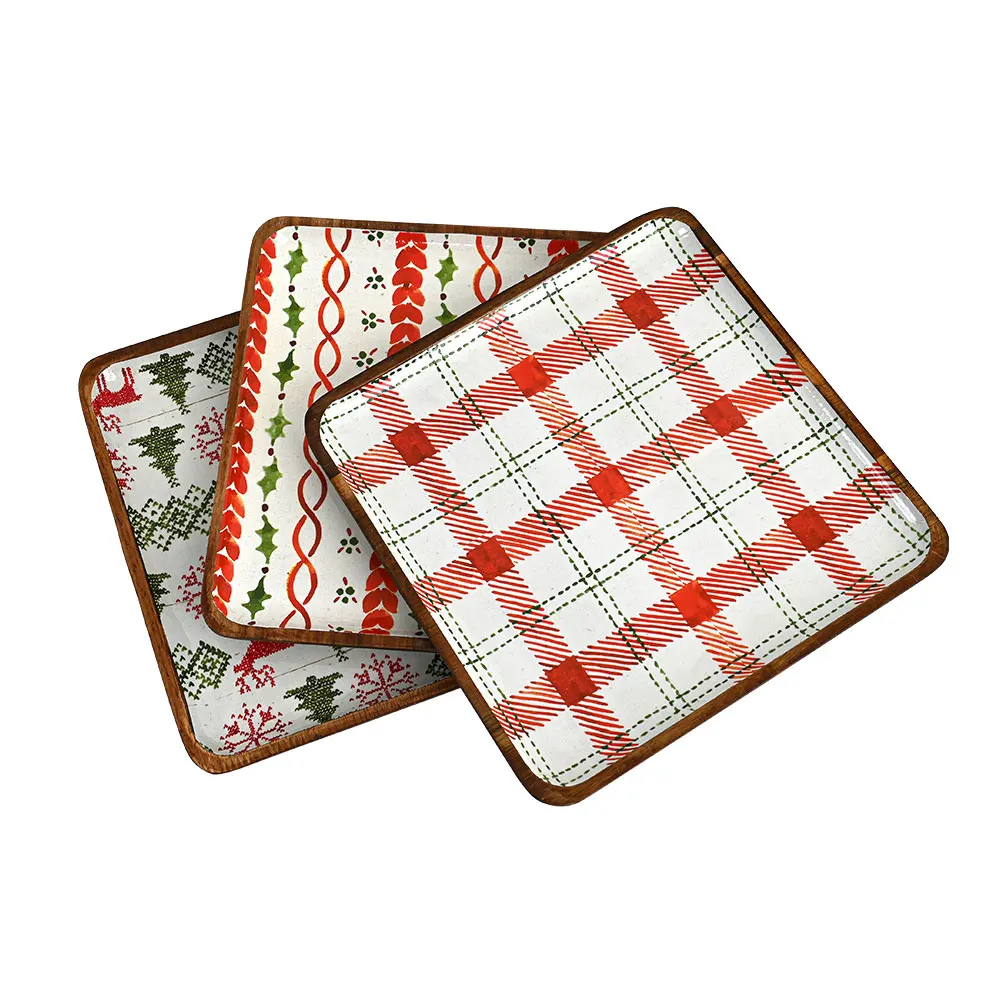 Christmas Fruit Tray Set Holiday Plate Easy To Clean Light Tableware Snacks Desserts Housewarming Christmas Gifts
Christmas Fruit Tray Set Holiday Plate Easy To Clean Light Tableware Snacks Desserts Housewarming Christmas Gifts