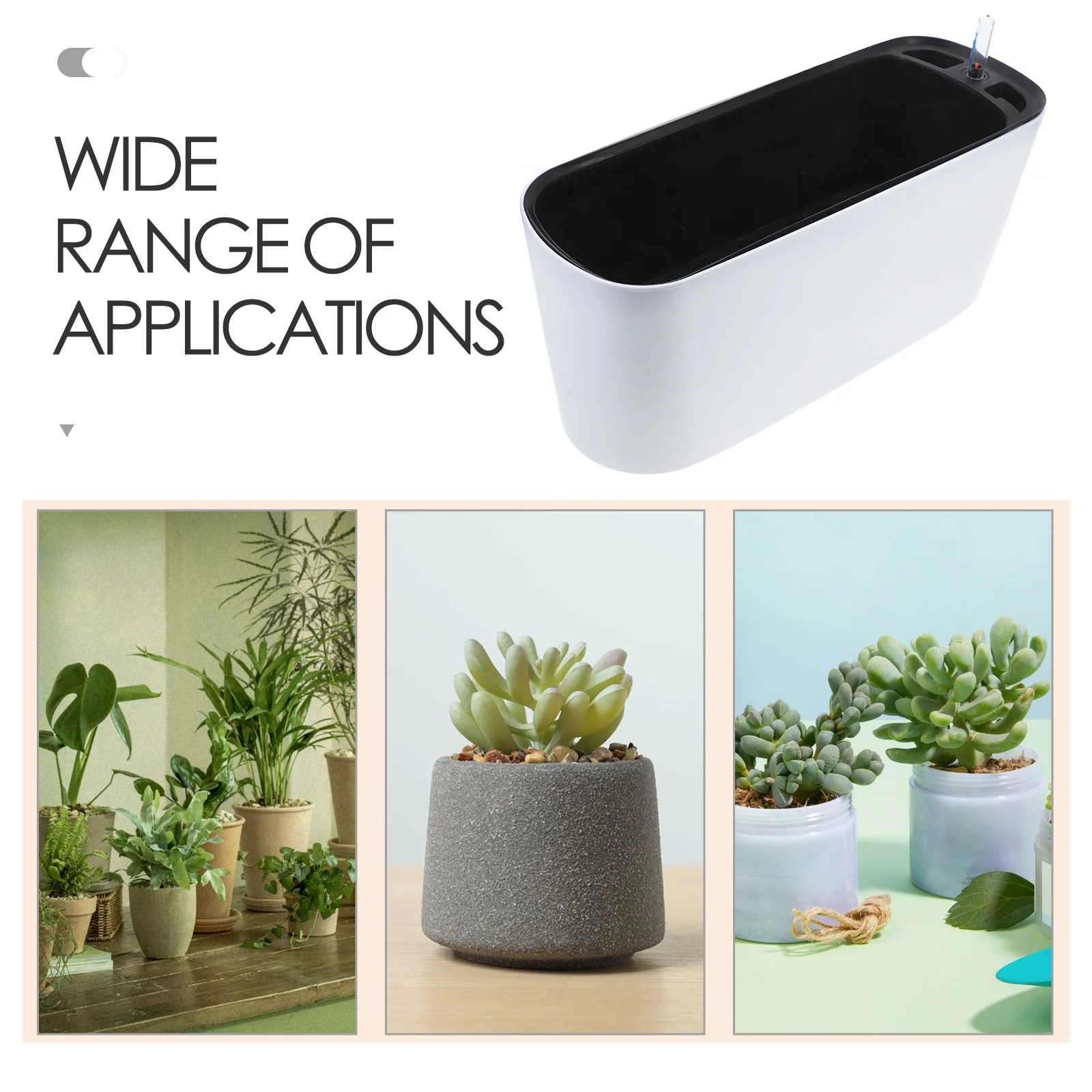 1 set 1 Set Self Watering Flower Pots Plastic Planter For Indoor Plants Automatic Water-Absorbing Garden Flowerpot Home Office
1 set 1 Set Self Watering Flower Pots Plastic Planter For Indoor Plants Automatic Water-Absorbing Garden Flowerpot Home Office