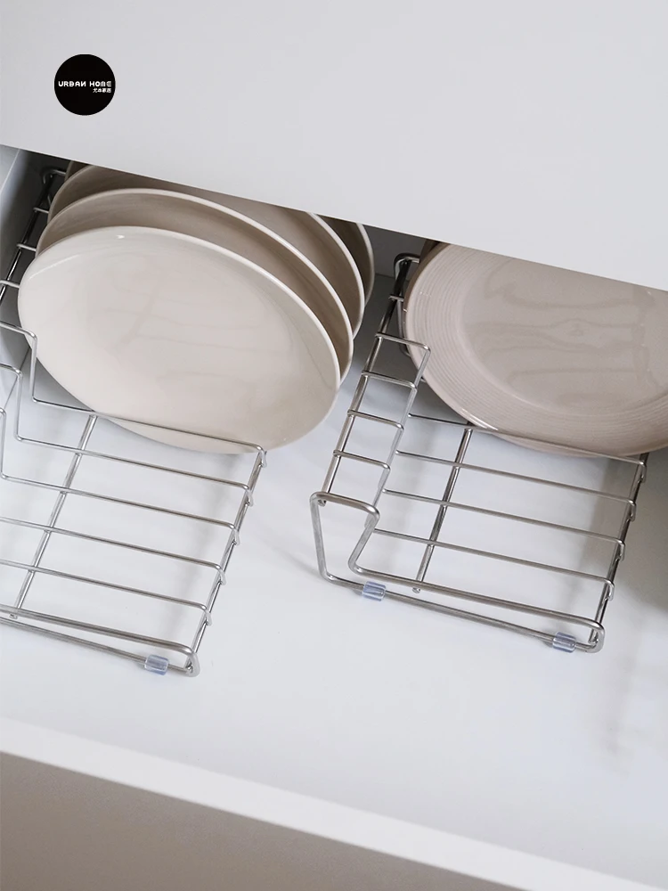Корейский органайзер для кухонного шкафа Urban Home: подставка-сушилка из нержавеющей стали для тарелок и посуды
Корейский органайзер для кухонного шкафа Urban Home: подставка-сушилка из нержавеющей стали для тарелок и посуды