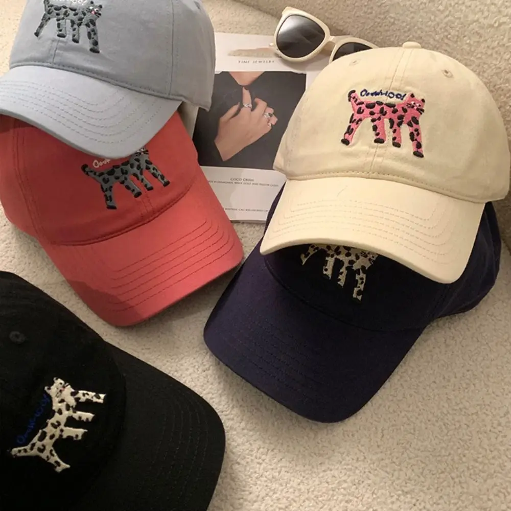 Versatile Embroidered Embroidery Baseball Cap Spotted Cat Retro Letter Baseball Hat Cotton Sunscreen Hat Sun Hat Girl
Versatile Embroidered Embroidery Baseball Cap Spotted Cat Retro Letter Baseball Hat Cotton Sunscreen Hat Sun Hat Girl