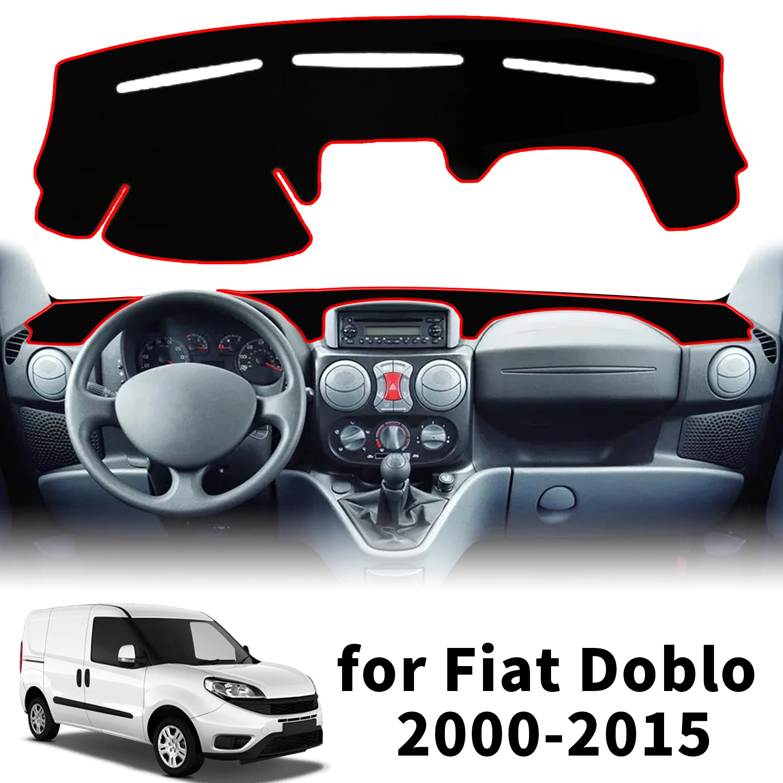 fit for Fiat Doblo 2000-2015 Custom Fit Car Dashboard Cover Sunshade Dash Mat Anti‑Slip Dashmat Protector Pad Accessories
fit for Fiat Doblo 2000-2015 Custom Fit Car Dashboard Cover Sunshade Dash Mat Anti‑Slip Dashmat Protector Pad Accessories