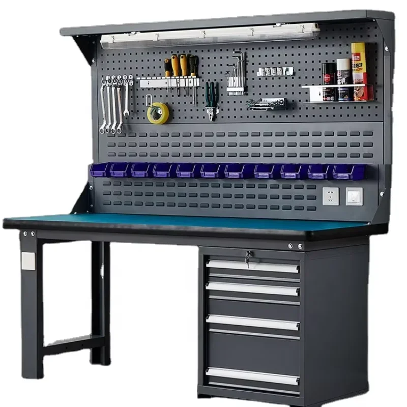 Workshop Staff Workstation With Tool Pegboard Garage Storage Industrial Work Bench With Drawers
Workshop Staff Workstation With Tool Pegboard Garage Storage Industrial Work Bench With Drawers