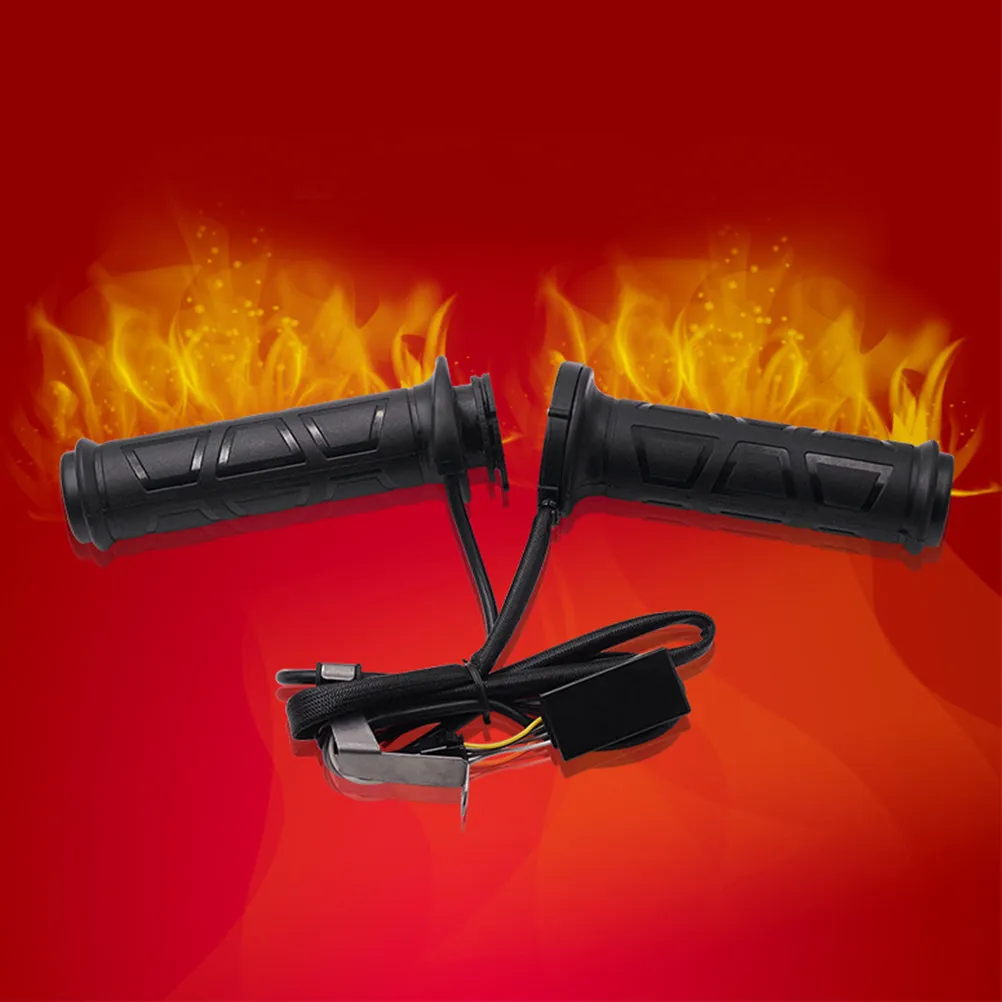 1Pair Electric Heat Grips for Motorcycle Hot Handlebar with Silicone Fiber Sleeve Advanced Temp Control Nitrile Butadiene Rubber
1Pair Electric Heat Grips for Motorcycle Hot Handlebar with Silicone Fiber Sleeve Advanced Temp Control Nitrile Butadiene Rubber