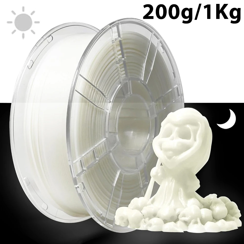 Филамент для 3D-принтера PLA, светящийся в темноте, белый, 1,75 мм, 200 г, 1 кг, светящийся белый материал для 3D-печати
Филамент для 3D-принтера PLA, светящийся в темноте, белый, 1,75 мм, 200 г, 1 кг, светящийся белый материал для 3D-печати