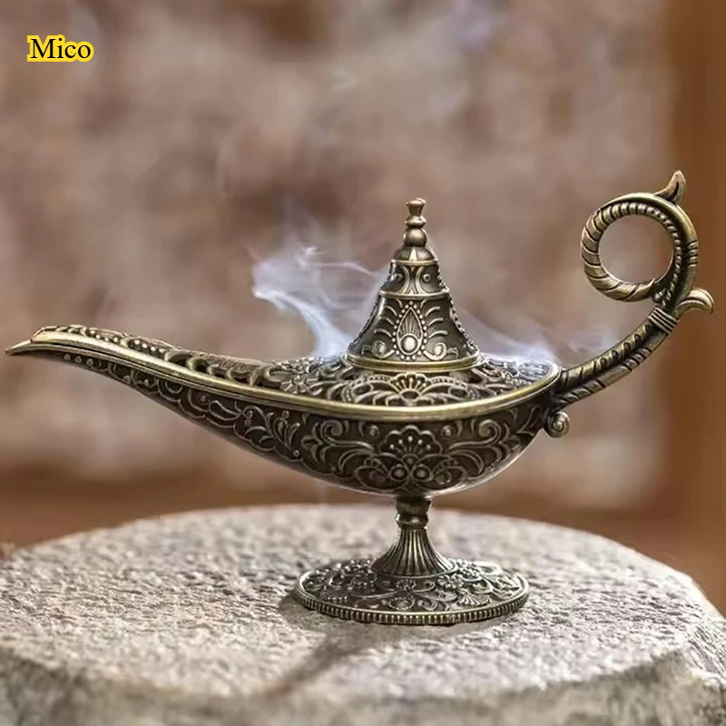 Antique Style Metal Incense Burner, Arabic Scented & Unscented Candle Holder, Home Decor Ornament Gift
Antique Style Metal Incense Burner, Arabic Scented & Unscented Candle Holder, Home Decor Ornament Gift