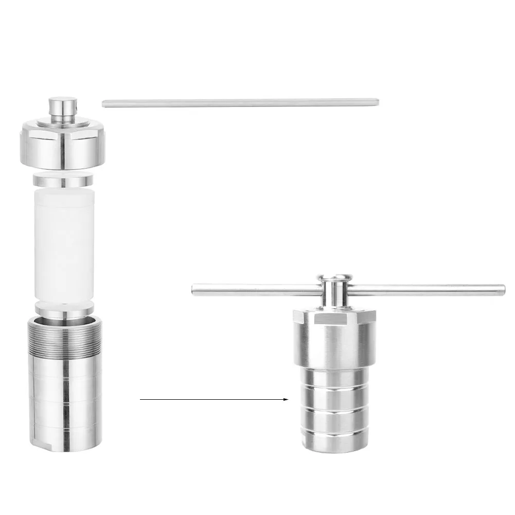 25ml Hydrothermal Synthesis Autoclave Reactor Stainless Steel Vessel Kettle with PTFE Liner
25ml Hydrothermal Synthesis Autoclave Reactor Stainless Steel Vessel Kettle with PTFE Liner