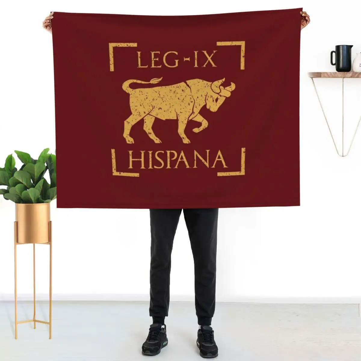 Legio IX Hispana Taurus Emblem Roman Legion Throw Blanket Cozy Microfiber Throw Blanket for Home Bedroom
Legio IX Hispana Taurus Emblem Roman Legion Throw Blanket Cozy Microfiber Throw Blanket for Home Bedroom