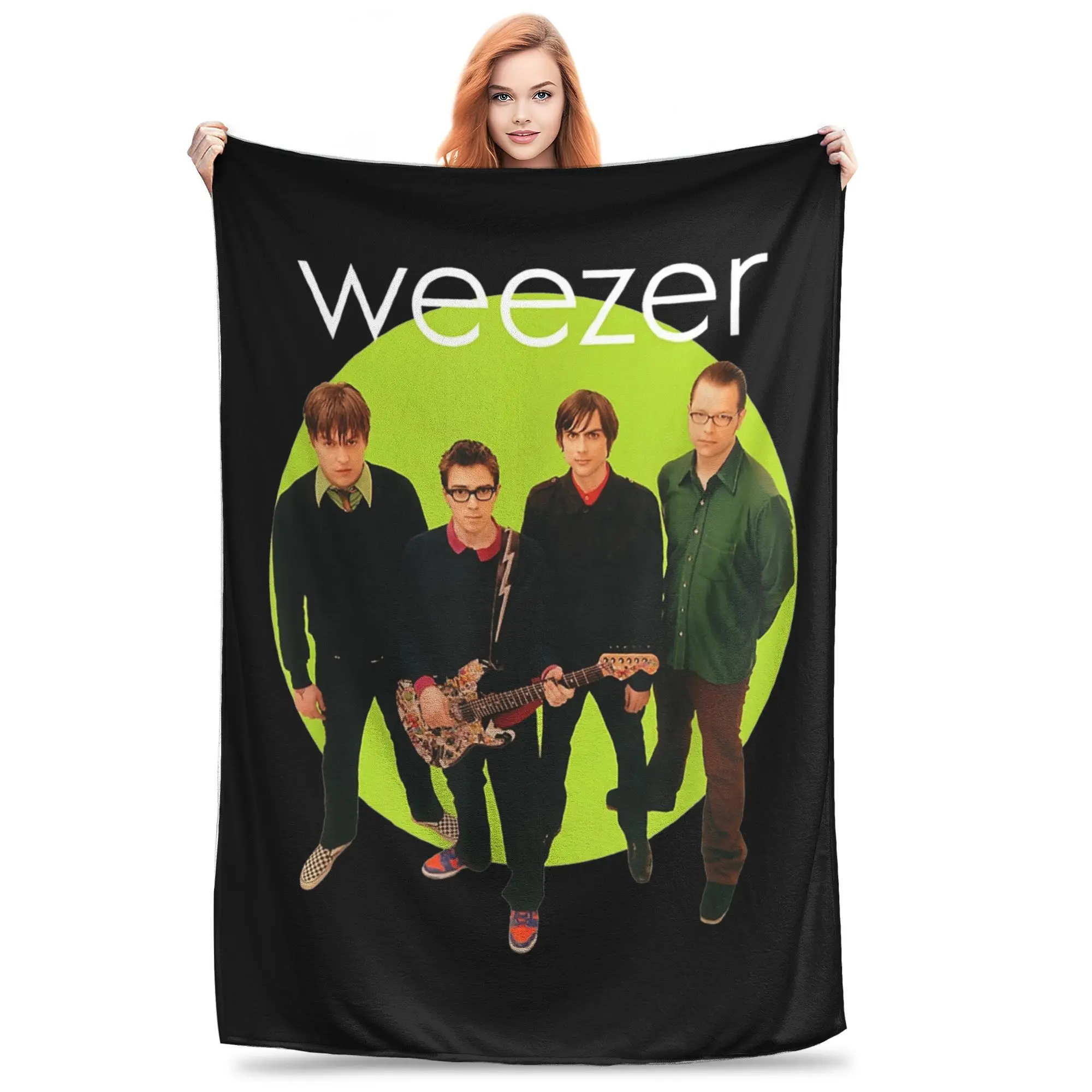 Weezer Green Album Circle Fuzzy Blanket Customized Throw Blankets for Home 150*125cm Bedspread
Weezer Green Album Circle Fuzzy Blanket Customized Throw Blankets for Home 150*125cm Bedspread