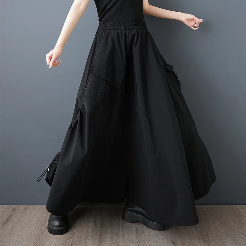 SuperAen Black Three-dimensional Pocket Skirt Fashion Loose High Waist Summer New Oversize Casual Skirts
SuperAen Black Three-dimensional Pocket Skirt Fashion Loose High Waist Summer New Oversize Casual Skirts