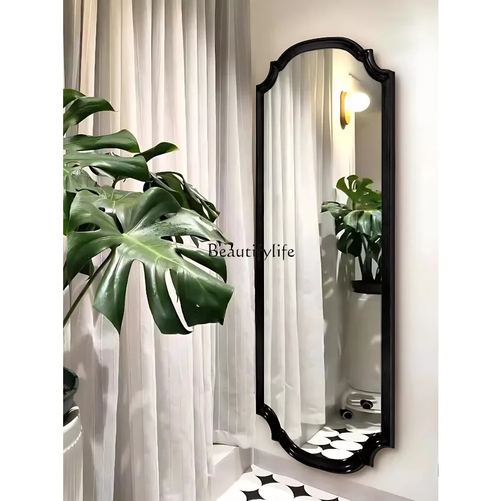 American Retro Full-Length Mirror Wall Hanging Light Luxury Home Home Dressing Mirror French Shaped Black
American Retro Full-Length Mirror Wall Hanging Light Luxury Home Home Dressing Mirror French Shaped Black