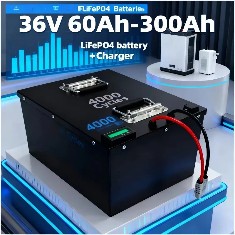 LifePo4 Battery Pack 36V with BMS 60Ah-300Ah for 3000W Golf Cart Electric Vehicle Compatible with 43.8V Charger
LifePo4 Battery Pack 36V with BMS 60Ah-300Ah for 3000W Golf Cart Electric Vehicle Compatible with 43.8V Charger