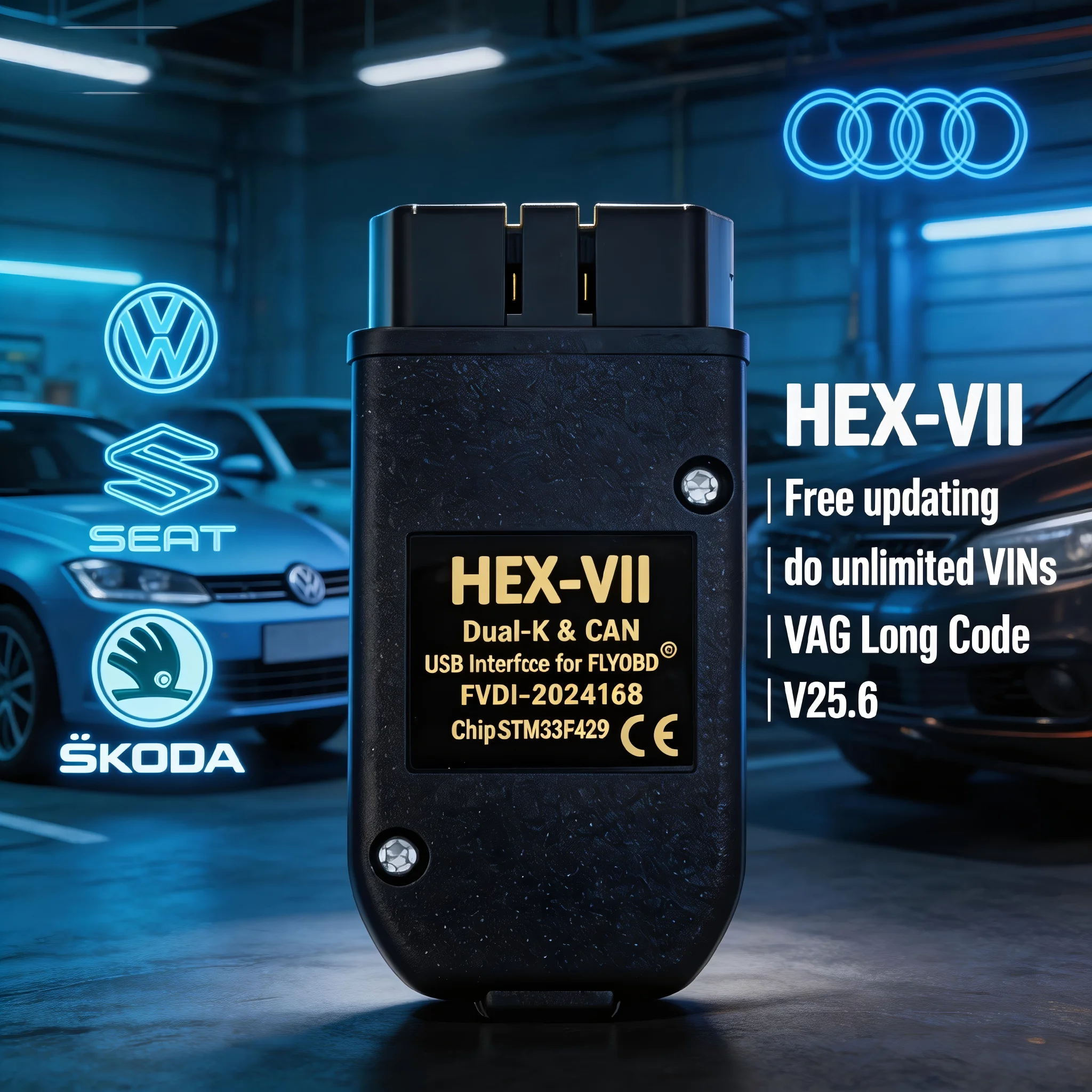 Lifetime Free Update VAG HEX V2 (1996-2024) Unlimits VINs Real V2 Usb Interface V25.3 For VAG COM Diagnostic Coding VCDSV2
Lifetime Free Update VAG HEX V2 (1996-2024) Unlimits VINs Real V2 Usb Interface V25.3 For VAG COM Diagnostic Coding VCDSV2