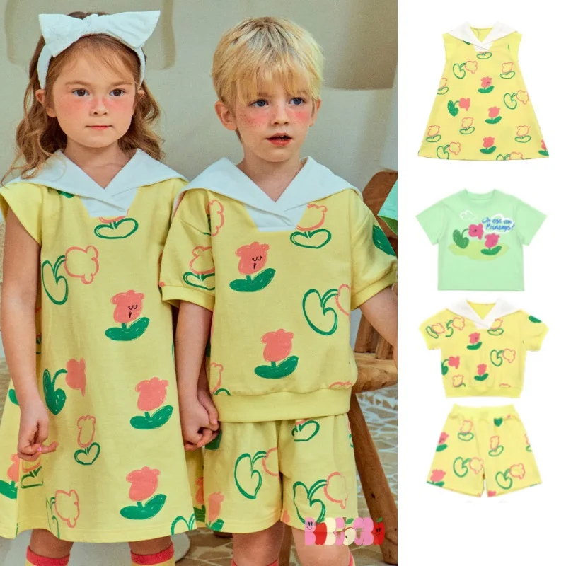 Children's Short-sleeved T-shirt 2025 Summer New Printing Fashion Sweet Girl Dress Cotton Boys Short-sleeved Children's Clothing
Children's Short-sleeved T-shirt 2025 Summer New Printing Fashion Sweet Girl Dress Cotton Boys Short-sleeved Children's Clothing