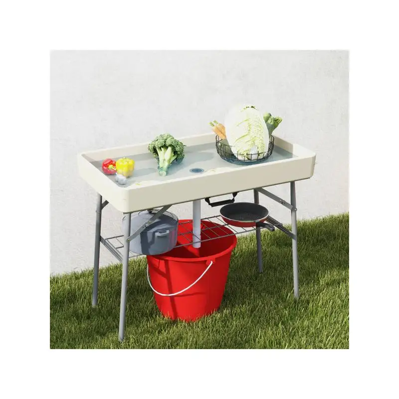 Portable Ice Cooler Table for Camping & Outdoor Activities - Foldable Camp Table with Insulated Cooler Compartment for Drinks
Portable Ice Cooler Table for Camping & Outdoor Activities - Foldable Camp Table with Insulated Cooler Compartment for Drinks