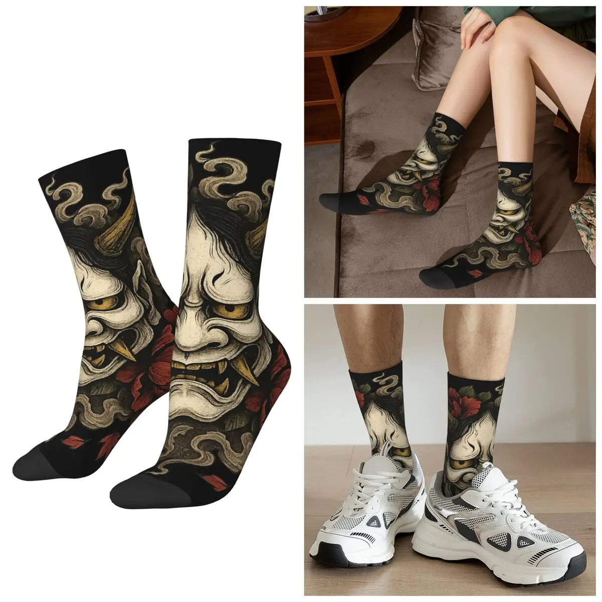 All Seasons Japanese Mask Socks Harajuku Sport Middle Tube Socks Fashion Stockings for Men Women Christmas Gifts
All Seasons Japanese Mask Socks Harajuku Sport Middle Tube Socks Fashion Stockings for Men Women Christmas Gifts