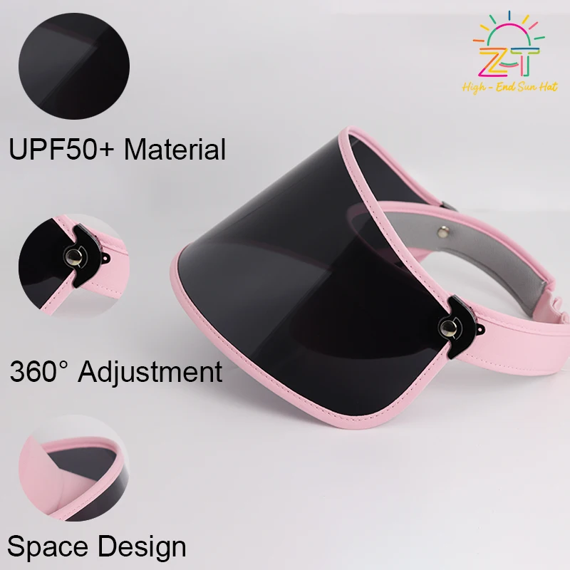 Outdoor Pink Sun Hats with UPF50+ Full Face Sun Visor Mask for Women Cycling Sport Casual Beach UV Protection Empty Top Shields
Outdoor Pink Sun Hats with UPF50+ Full Face Sun Visor Mask for Women Cycling Sport Casual Beach UV Protection Empty Top Shields