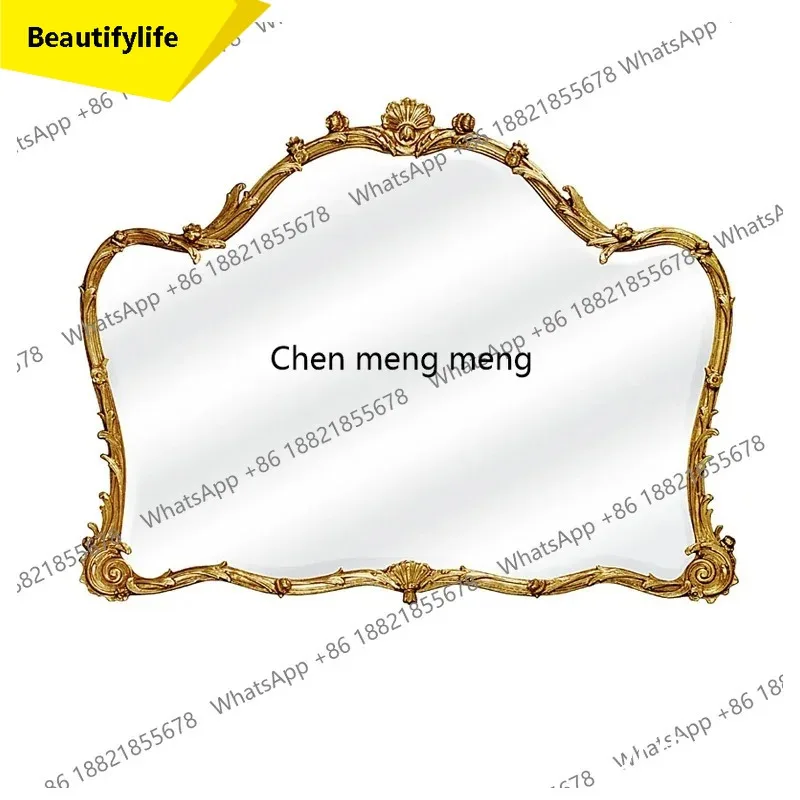 A17 Французское резное туалетное зеркало специальной формы, настенная гостиная, художественное светлое роскошное декоративное зеркало, высококачественная стирка mi
A17 Французское резное туалетное зеркало специальной формы, настенная гостиная, художественное светлое роскошное декоративное зеркало, высококачественная стирка mi