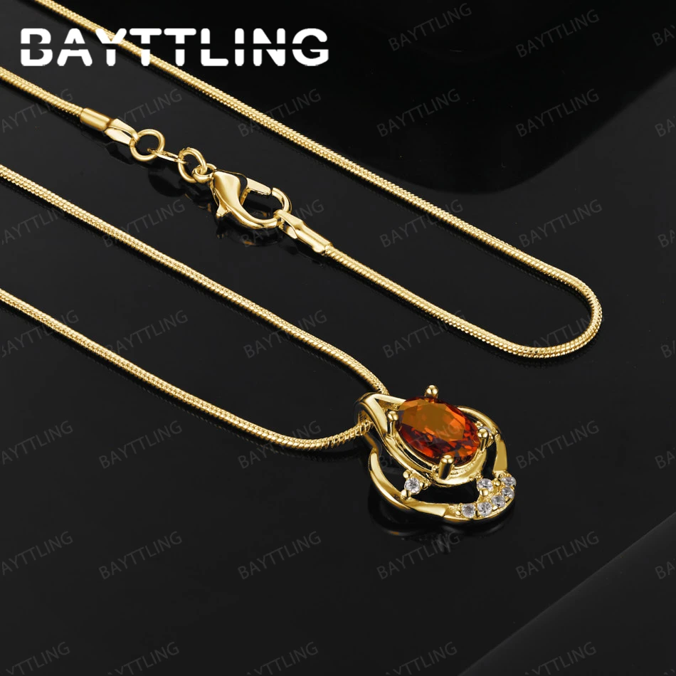 925 Sterling Silver 18K Gold, 16-30 Inch Delicate Red Zircon Pendant Necklace, Stylish Women's Gift, Jewelry
925 Sterling Silver 18K Gold, 16-30 Inch Delicate Red Zircon Pendant Necklace, Stylish Women's Gift, Jewelry