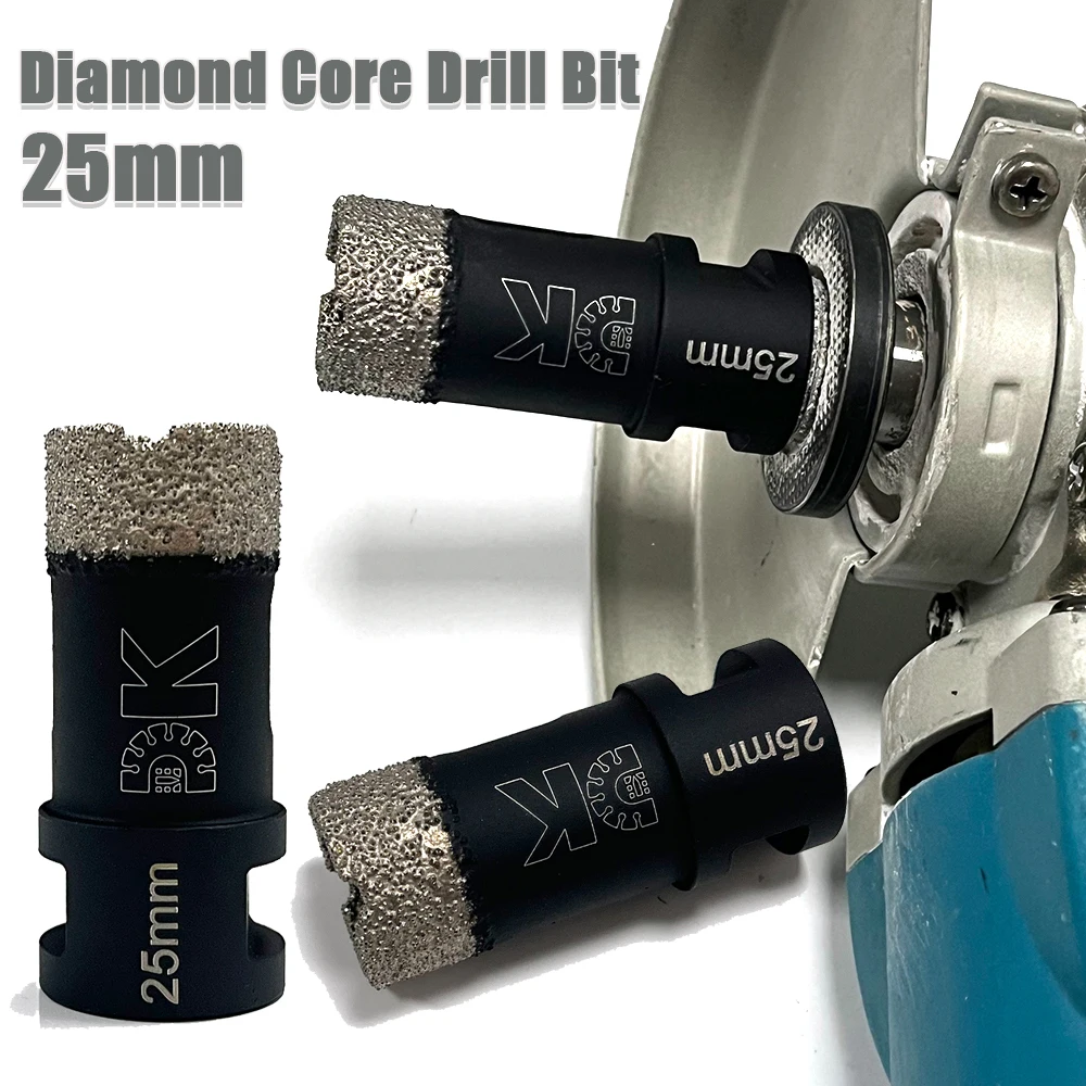 Diamond Brazed Core Dry Drill Bit 1Pc 25mm for Porcelain Tiles Marble Glass Granite Hole Cup Saw Cutter Accessories Cutting
Diamond Brazed Core Dry Drill Bit 1Pc 25mm for Porcelain Tiles Marble Glass Granite Hole Cup Saw Cutter Accessories Cutting