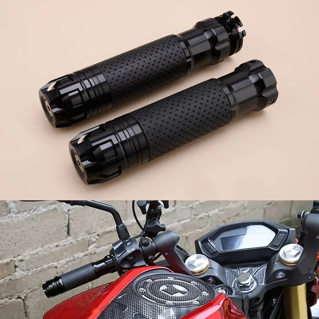 1 Pair 7/8" 22mm Motorcycle Universal Rotatable Throttle Handlebar Handle Bar Hand Grips Black Aluminum Alloy
1 Pair 7/8" 22mm Motorcycle Universal Rotatable Throttle Handlebar Handle Bar Hand Grips Black Aluminum Alloy