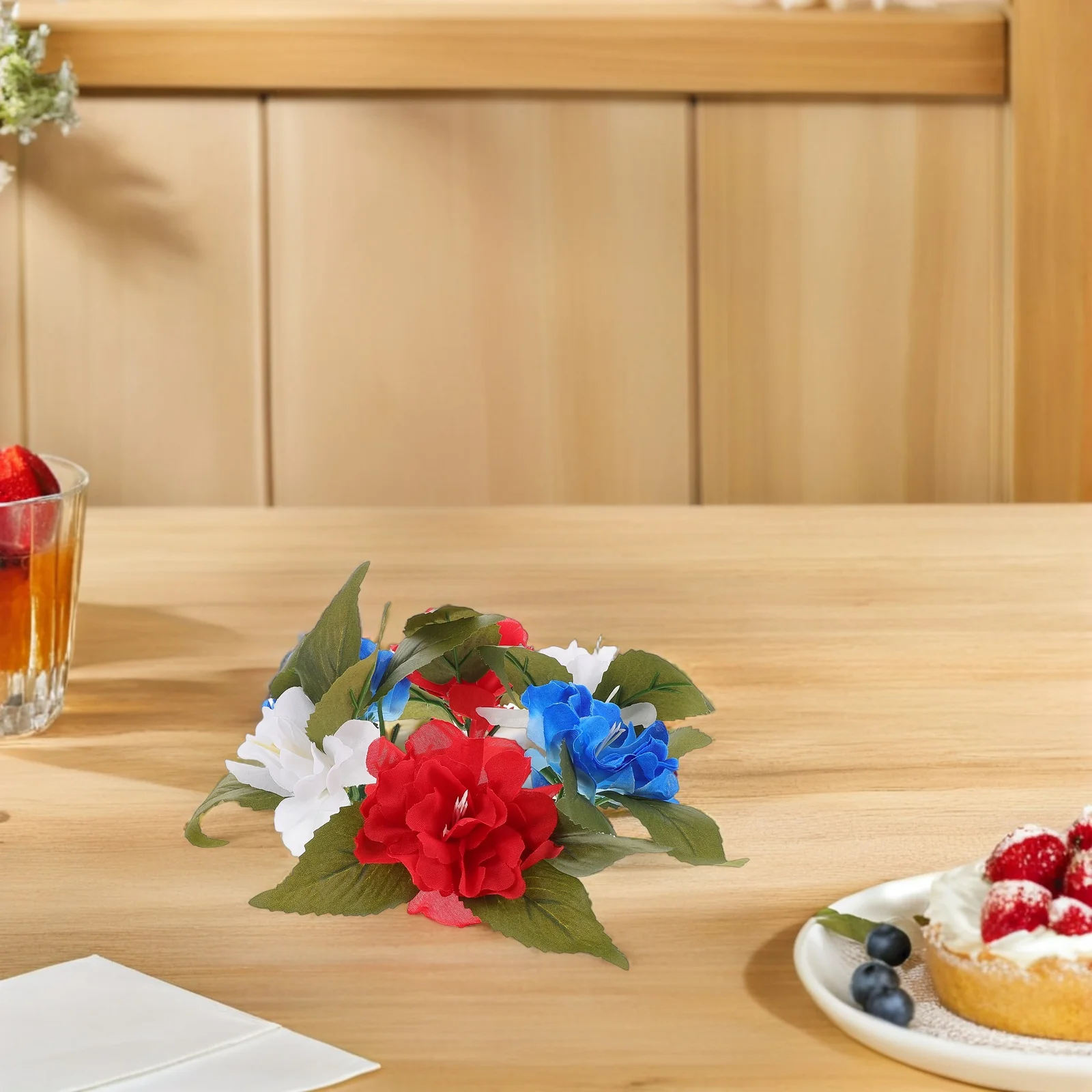 Round Artificial Flower Wreath Centerpiece Table Ring For Party Wedding Home Decoration Candles Holder Floral Wreaths 
Round Artificial Flower Wreath Centerpiece Table Ring For Party Wedding Home Decoration Candles Holder Floral Wreaths