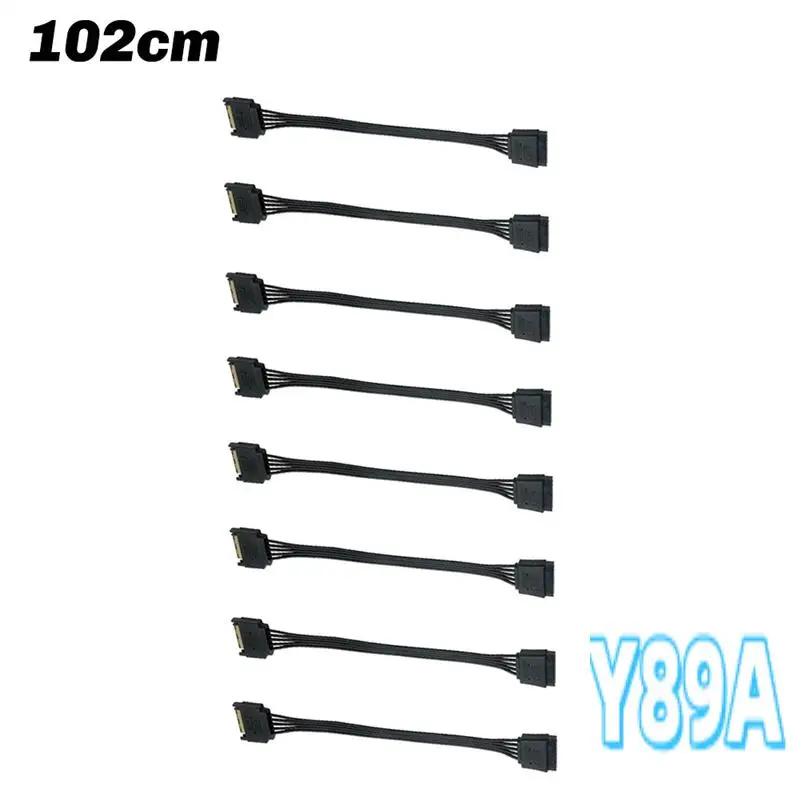 GO-5-Wire SATA 15Pin Male To Female Power Extension Cable HDD SSD Supply For PC HDD SSD 18AWG
GO-5-Wire SATA 15Pin Male To Female Power Extension Cable HDD SSD Supply For PC HDD SSD 18AWG