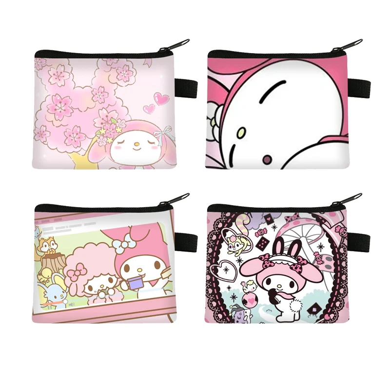 Hello Kitty Melody Wallet Sanrio Women's Bag Cartoons Girls Mini Coin Purse Anime Portable ID Card Holders Cute Storage Bag Gift
Hello Kitty Melody Wallet Sanrio Women's Bag Cartoons Girls Mini Coin Purse Anime Portable ID Card Holders Cute Storage Bag Gift