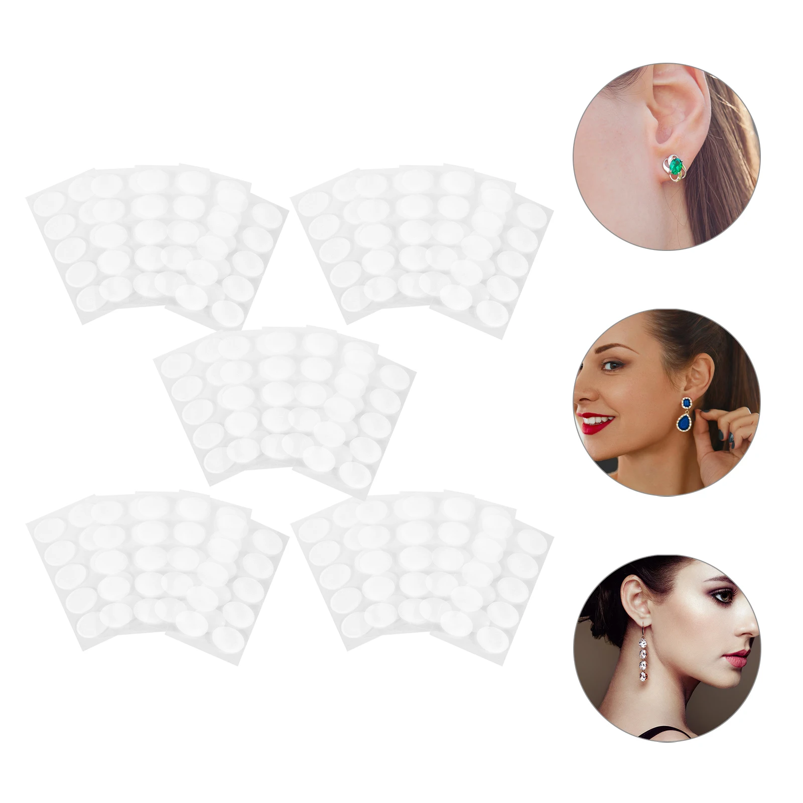 120 Sets Film Earring Patches High Quality PE Ear Tape Material Ear Support Patches Prevent Pain Invisible Design
120 Sets Film Earring Patches High Quality PE Ear Tape Material Ear Support Patches Prevent Pain Invisible Design