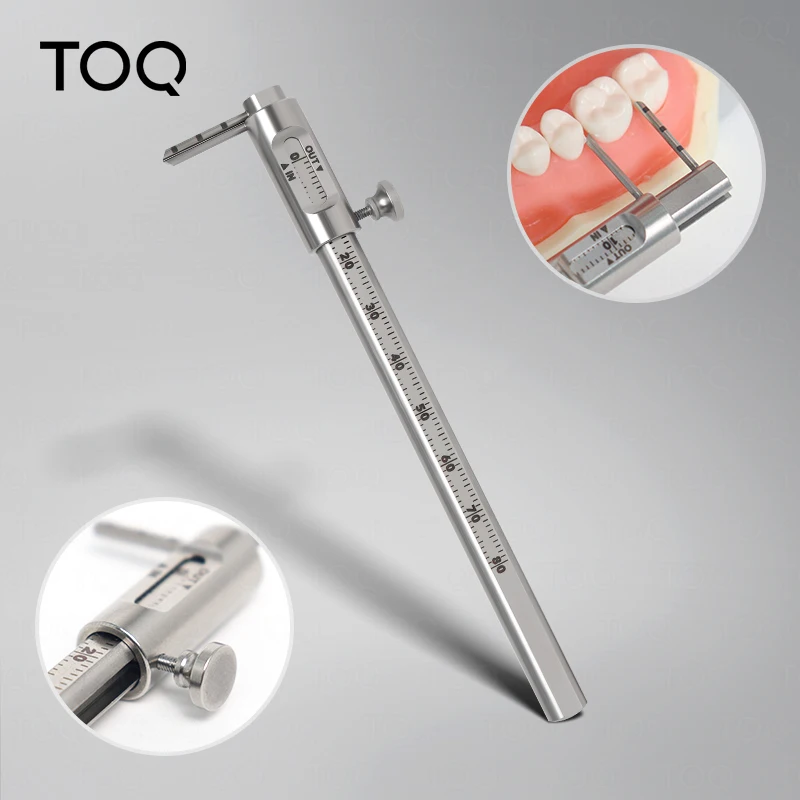 Стоматологический штангенциркуль с двойной шкалой, ручной измерительный инструмент из нержавеющей стали для имплантации клиники и ортодонтического применения
Стоматологический штангенциркуль с двойной шкалой, ручной измерительный инструмент из нержавеющей стали для имплантации клиники и ортодонтического применения