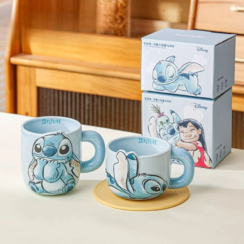 Kawaii Lilo & Stitch ceramic mug, cartoon water cup, office drinking cup, birthday gift for boys and girls,
Kawaii Lilo & Stitch ceramic mug, cartoon water cup, office drinking cup, birthday gift for boys and girls,