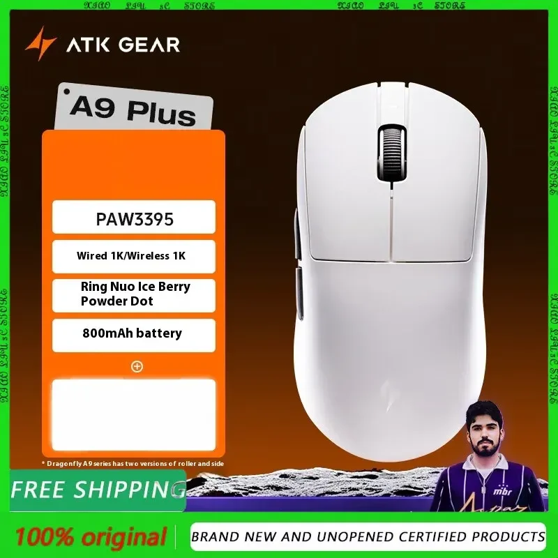 ATK A9 Ultra Wireless Gaming Mouse Lightweight 53g Tri-Mode 8K for A9/A9 SE/A9 Plus/A9 pro/A9 max E-sports PC Custom Accessory
ATK A9 Ultra Wireless Gaming Mouse Lightweight 53g Tri-Mode 8K for A9/A9 SE/A9 Plus/A9 pro/A9 max E-sports PC Custom Accessory