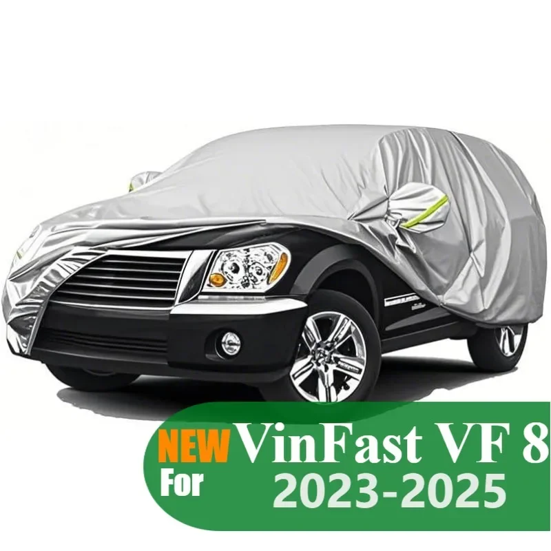 Five-layer all-weather waterproof full Car cover for VinFast VF 8 2023-2025 sun-resistant with storage bag,Silver Oxford Fabric
Five-layer all-weather waterproof full Car cover for VinFast VF 8 2023-2025 sun-resistant with storage bag,Silver Oxford Fabric