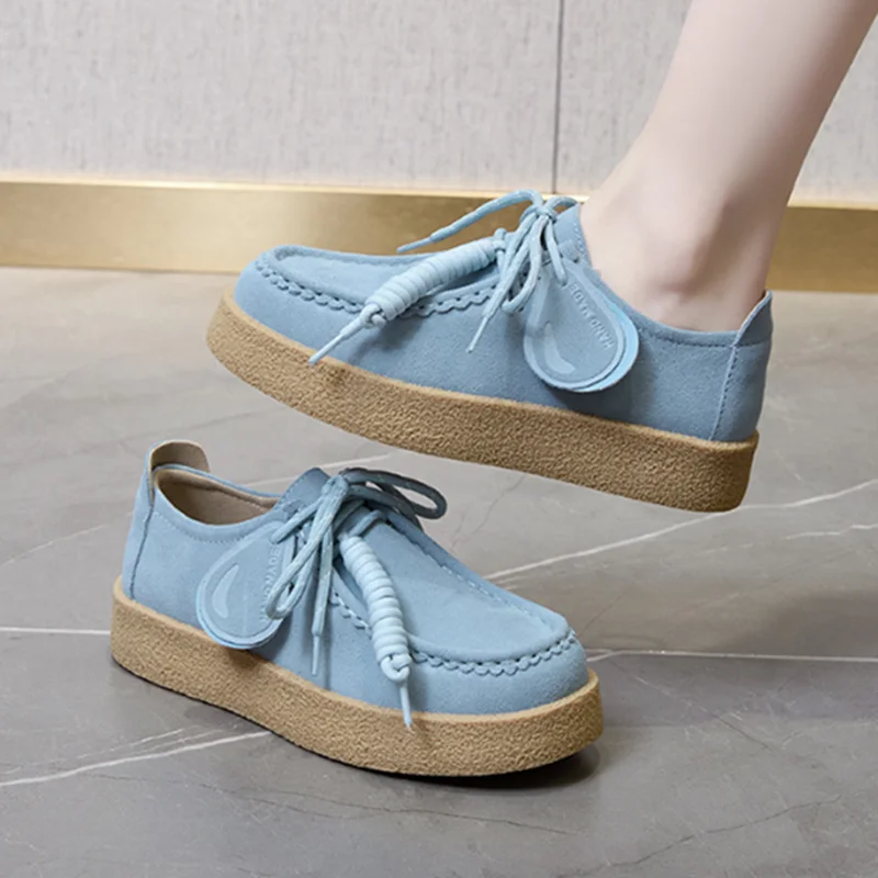 AIYUQI Genuine Leather Women's Shoes 2025 New Flat Non-slip Derby Female Shoes Large size Lace-up Loafers For Women
AIYUQI Genuine Leather Women's Shoes 2025 New Flat Non-slip Derby Female Shoes Large size Lace-up Loafers For Women
