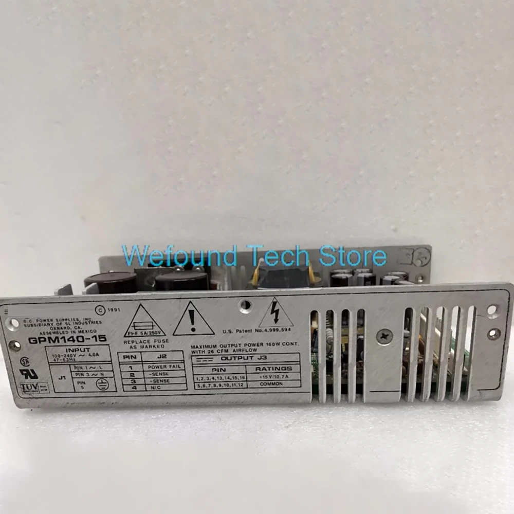 Perfect job GPM140-15 +15V10.7A Industrial Switch
Perfect job GPM140-15 +15V10.7A Industrial Switch