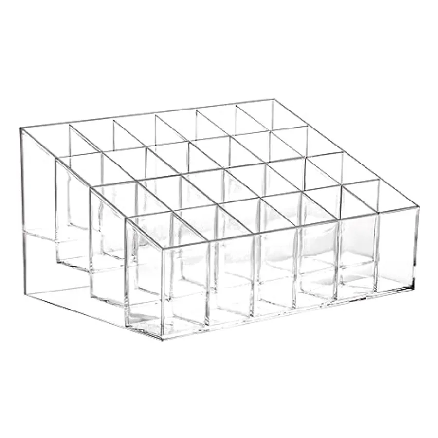 Lipstick Holder, 24 Slots Clear Acrylic Lipgloss Storage Display, Small
Lipstick Holder, 24 Slots Clear Acrylic Lipgloss Storage Display, Small