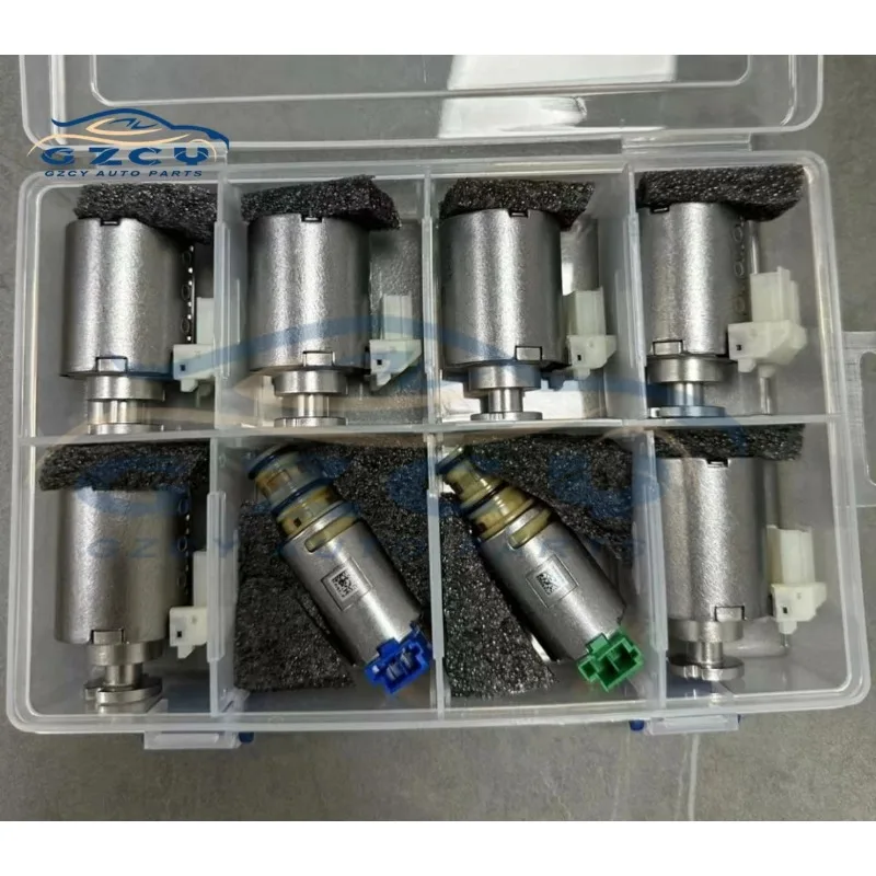 10R80 8PCS Original New Automatic Transmission Solenoid Kit Fits For Ford Raptor F150 Mustang Roadrunner 2.2 Explorer
10R80 8PCS Original New Automatic Transmission Solenoid Kit Fits For Ford Raptor F150 Mustang Roadrunner 2.2 Explorer