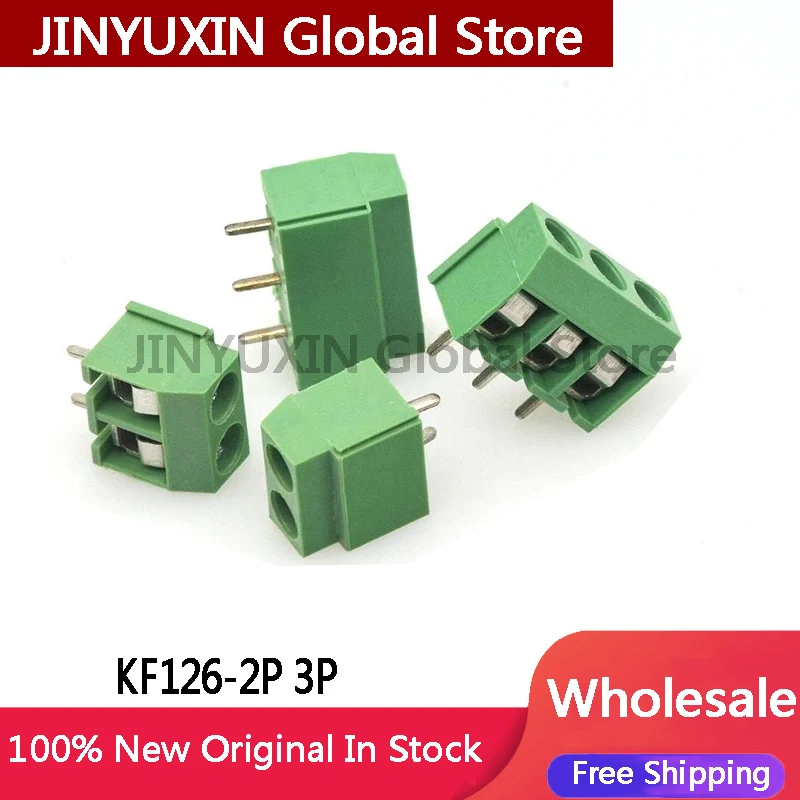 20Pcs screw type terminal block KF126 KF126-2P 3P copper pin 5.08mm can be spliced 250V 8A in Stock Wholesale
20Pcs screw type terminal block KF126 KF126-2P 3P copper pin 5.08mm can be spliced 250V 8A in Stock Wholesale