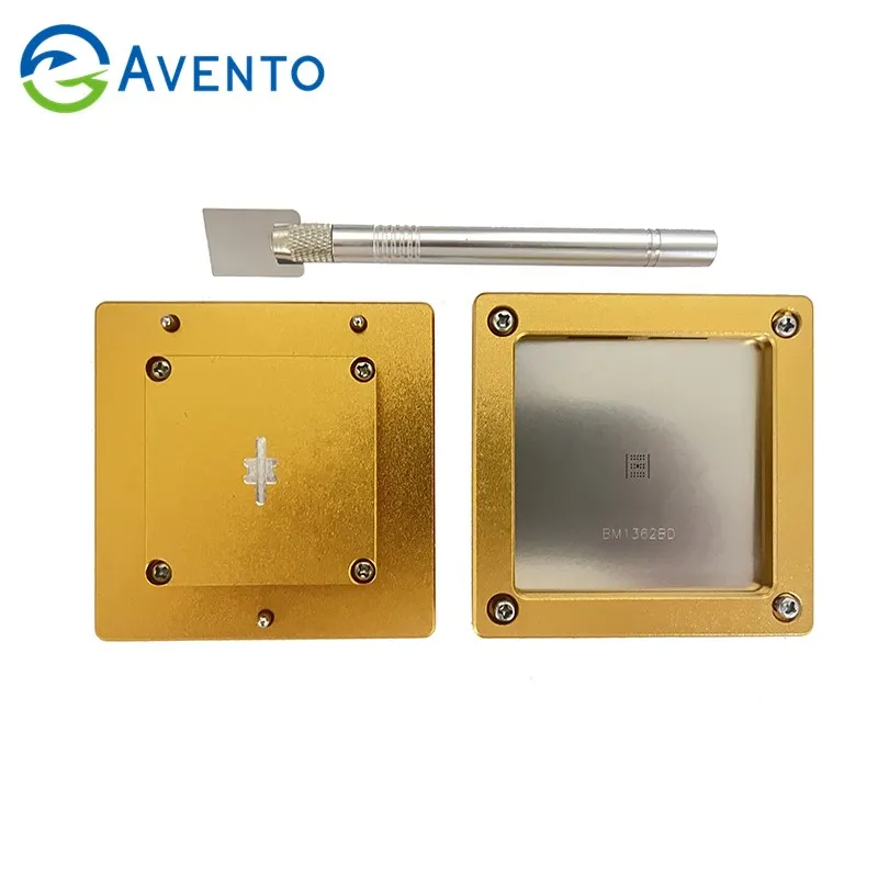 BM1362BD ASIC чип оловянный инструмент оловянный трафарет для ремонта хэш-платы Antminer S19j Pro +
BM1362BD ASIC чип оловянный инструмент оловянный трафарет для ремонта хэш-платы Antminer S19j Pro +