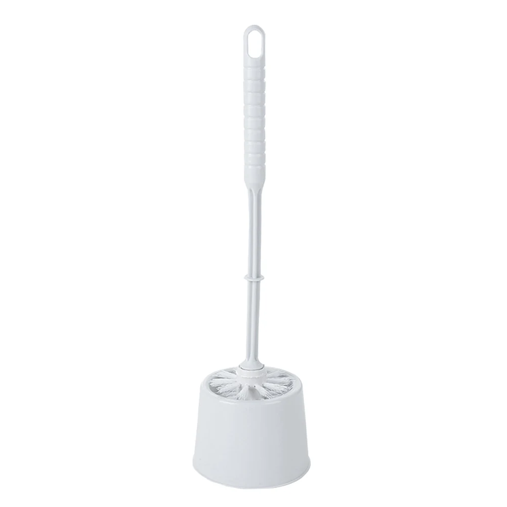 Toilet Brush with Long Dense Bristles Handle Lid Cover Toilet Brush Set Compact Bathroom Holder Odor Free 
Toilet Brush with Long Dense Bristles Handle Lid Cover Toilet Brush Set Compact Bathroom Holder Odor Free