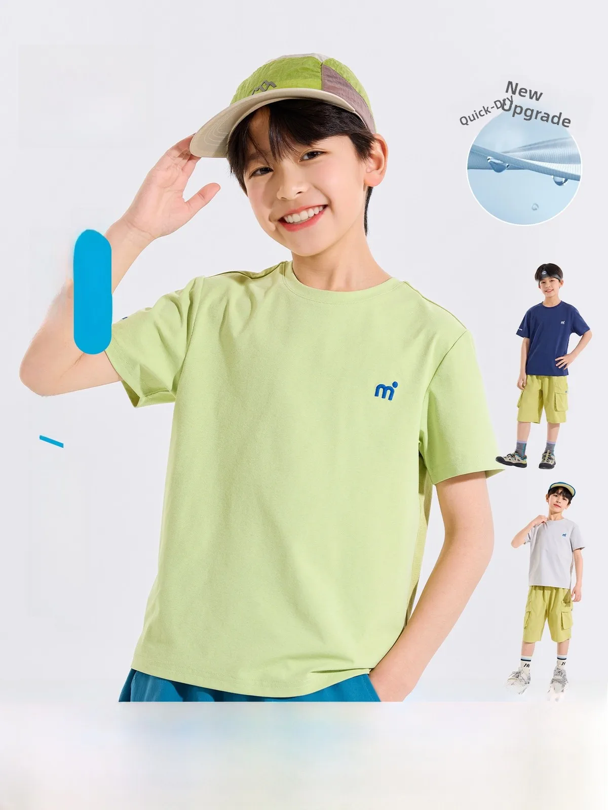 Bluem Boys' Short Sleeve T-Shirt Quick Dry Summer Children's Clothing Lightweight Base Layer Shirt for Boys And Teenagers
Bluem Boys' Short Sleeve T-Shirt Quick Dry Summer Children's Clothing Lightweight Base Layer Shirt for Boys And Teenagers