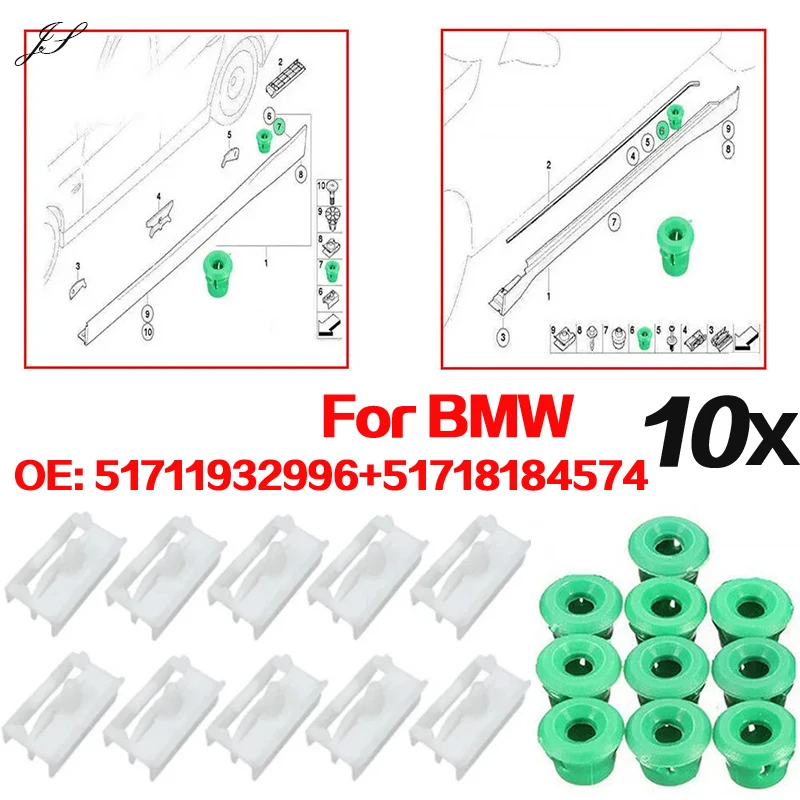 20 шт. для Bmw 3 серии E36 E46 E90 E91 51718184574 51711932996 Зажимы для литья накладки на боковые пороги, автоаксессуары, зажим для крепления
20 шт. для Bmw 3 серии E36 E46 E90 E91 51718184574 51711932996 Зажимы для литья накладки на боковые пороги, автоаксессуары, зажим для крепления