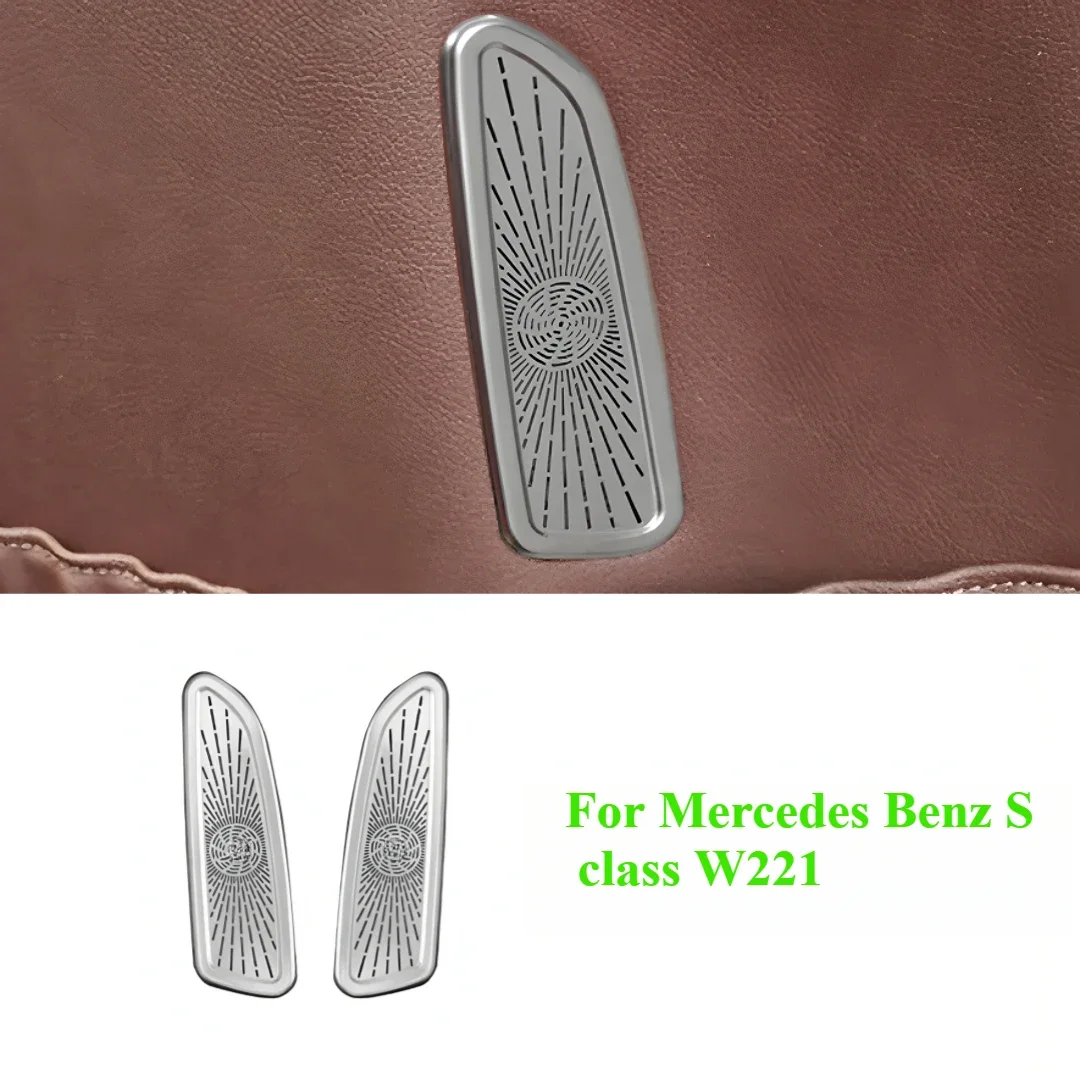 Car Styling For Mercedes Benz S class W221 2006-2013 Seat Back Audio Speaker Cover Trim Loudspeaker Anti-kick Interior Stickers
Car Styling For Mercedes Benz S class W221 2006-2013 Seat Back Audio Speaker Cover Trim Loudspeaker Anti-kick Interior Stickers